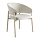 LINDA Upholstered Fabric Chair With Armrests by Marelli - 3DOcean Item for Sale